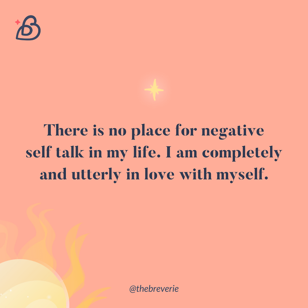 ✅NegativeSelfTalkAffirmationInstagram Breverie