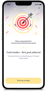 With Breverie goal setting app you will always feel encouraged and motivated