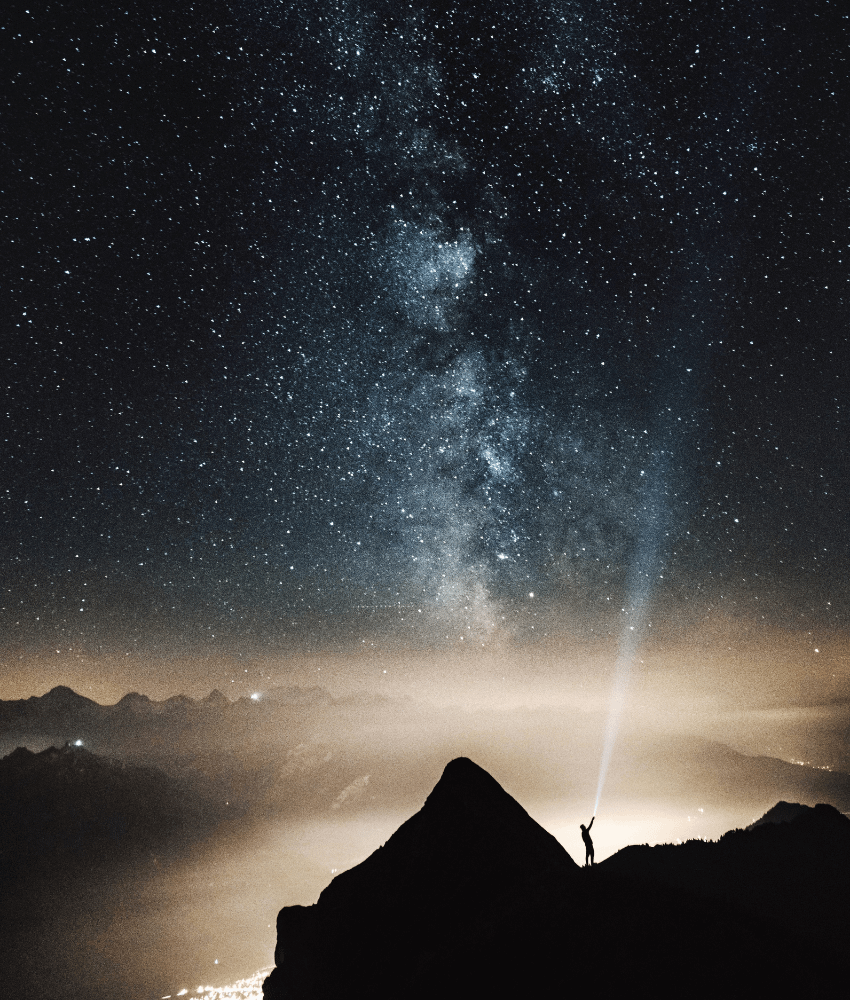 Stargazing, night sky, achieve your dreams
